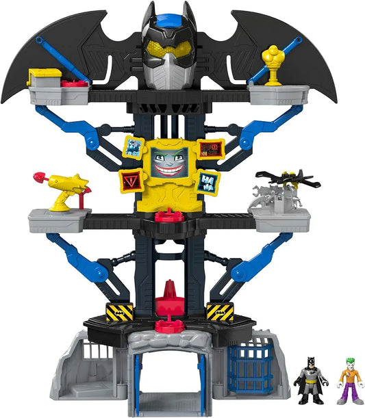 Fisher-Price Imaginext DC Super Friends Batman Playset Transforming Batcave with Batman & The Joker Figures for Preschool Kids Ages 3+ Years