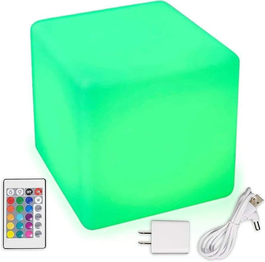 MR.GO RECHARGEABLE CUBE CHAIR RGB LIGHT