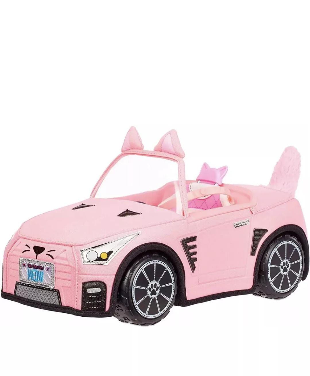 Na Na Na Surprise Soft Plush Convertible Kitty Car Pink Doll Vehicle - New 2021