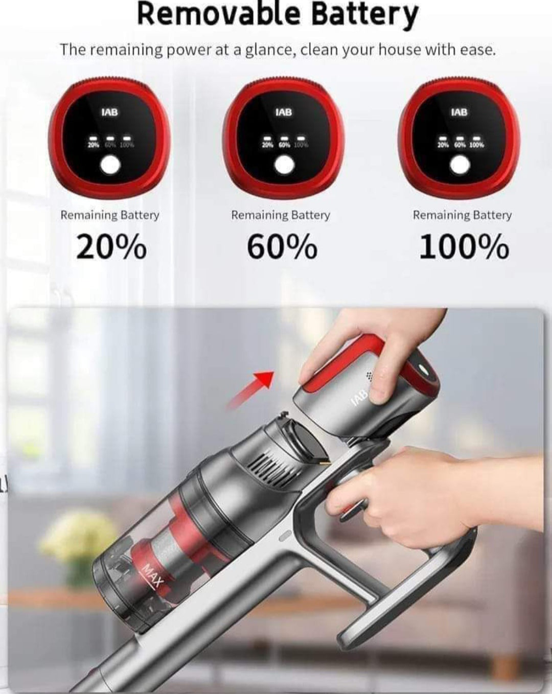 IAB CORDLESS VACUUM CLEANER